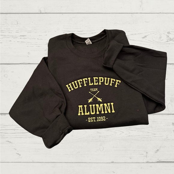 Hufflepuff Alumni Embroidered Crewneck Sweatshirt - Picture 2 of 2